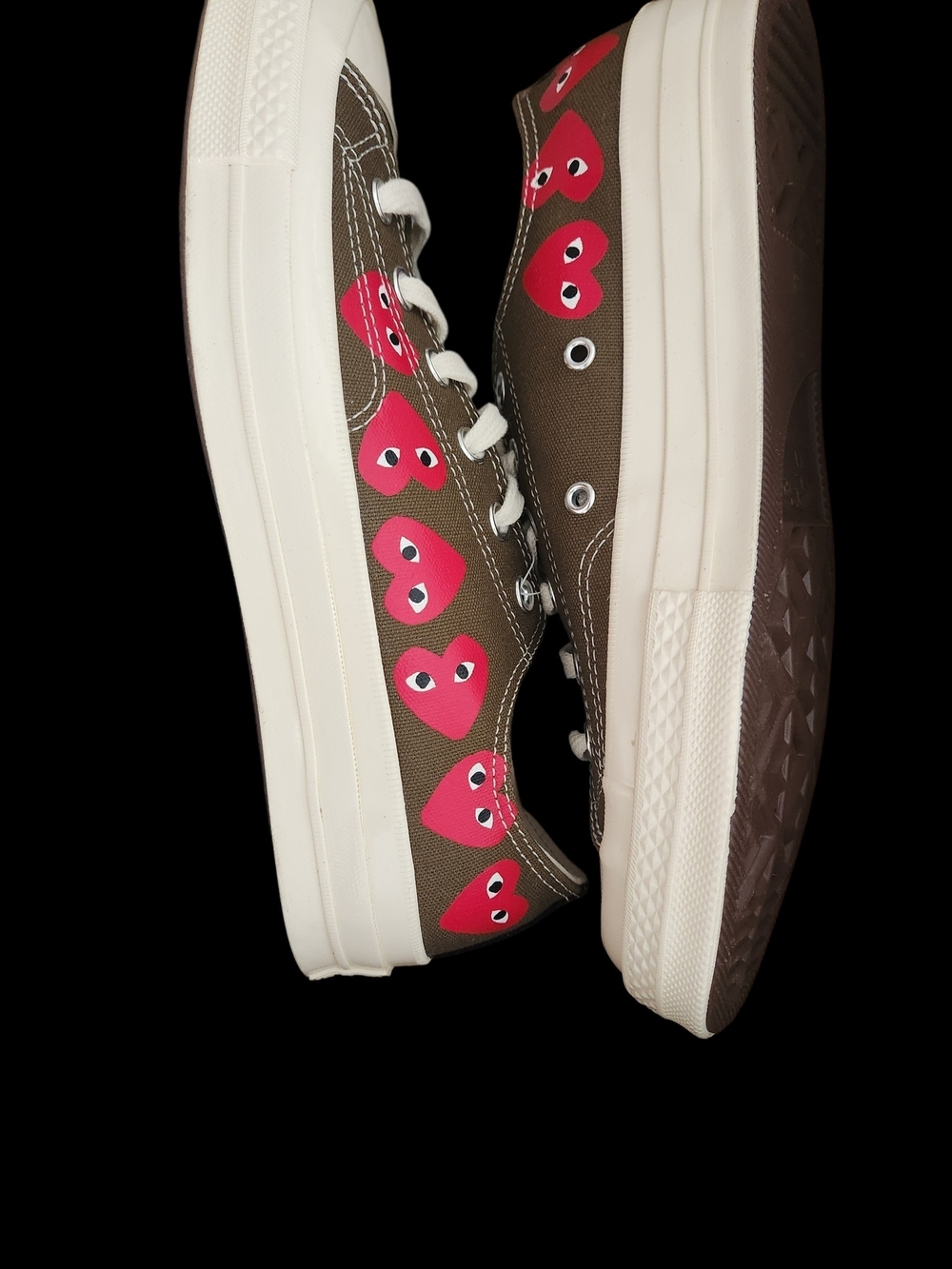 CDG x Converse Low Tops 8M (10W) *NEW* Damaged Box